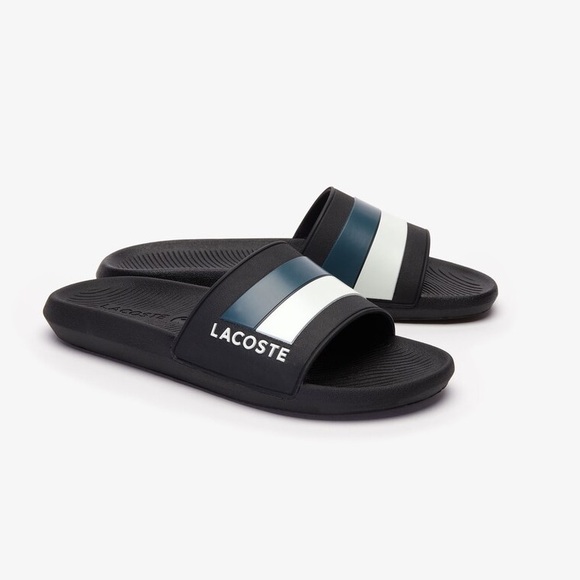 Lacoste Other - LACOSTE Men's Tricolor Rubber Slides